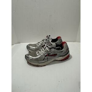 Brooks Adrenaline GTS 11th Edition Men’s Sz 11 Silver Red Running Shoes Sneakers